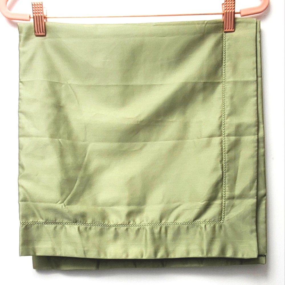 Damask BY Charter Club Green 100% Pima Cotton Euro Pillowcase